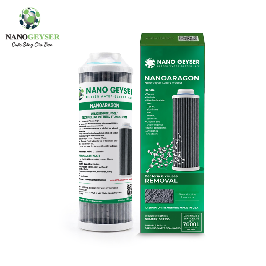 Lõi lọc NANOARAGON