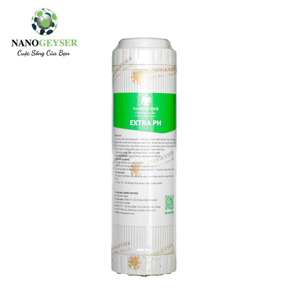 Lõi lọc nước Nano Geyser Extra PH