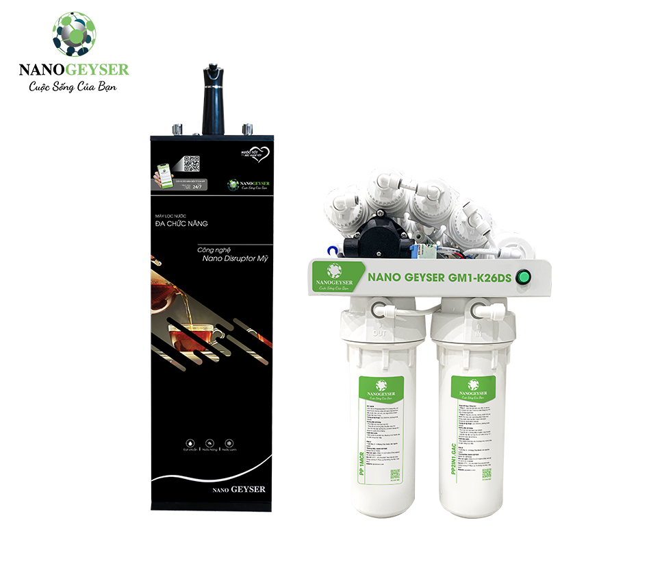 Máy lọc nước có tủ Nano Geyser GM1-K26DS