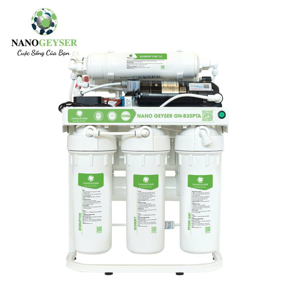 Máy lọc nước Nano Geyser GN-B35PTA 8 cấp lọc